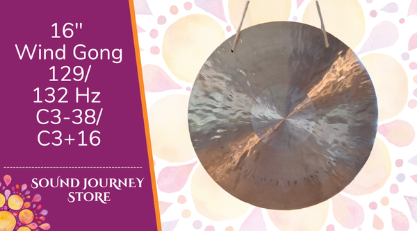 16" Wind Gong 129/132 Hz C3-38/C3+16