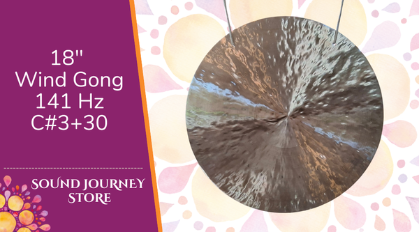 18" Wind Gong 141 Hz C#3+30