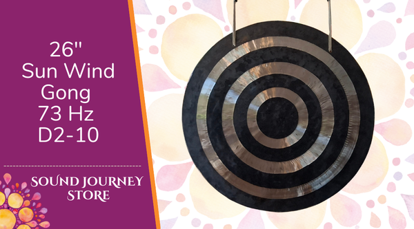 26" Sun Wind Gong 73 Hz D2-10