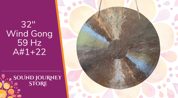 32" Wind Gong 59 Hz A#1+22