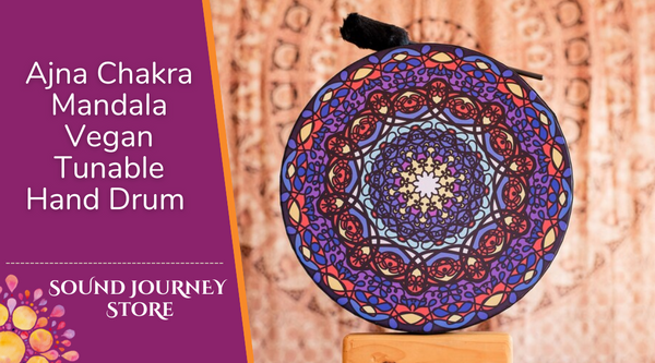 18" Ajna Chakra Mandala Tunable Hand Drum