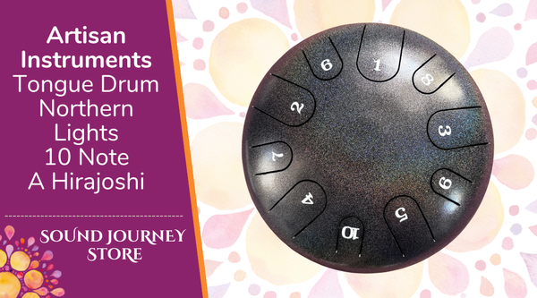 Artisan Instruments Tongue Drum Northern Lights 10 Note A Hirajoshi