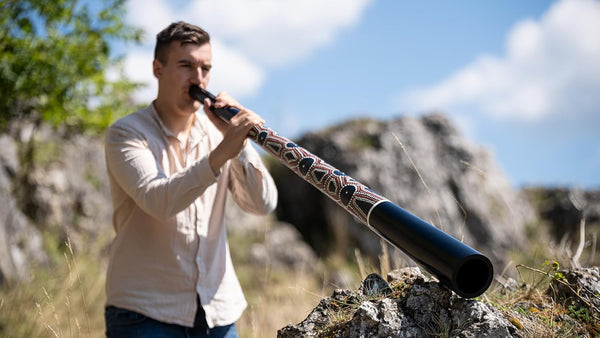 Meinl Sliced Pro Painted Didgeridoo: Key of E