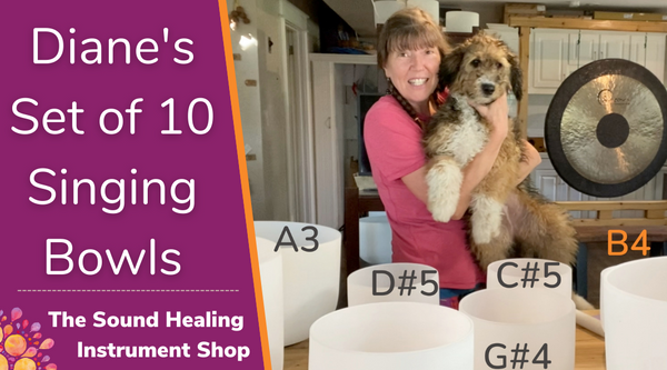 Key of G Starter Set with B3 - 6 Bowls G3 B3 C4 D4 E4 G4