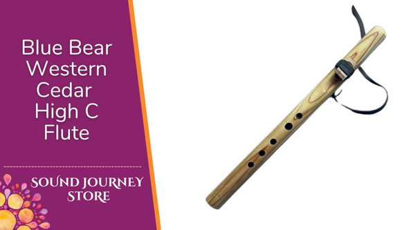 High C minor Blue Bear Flute Western Cedar Flute