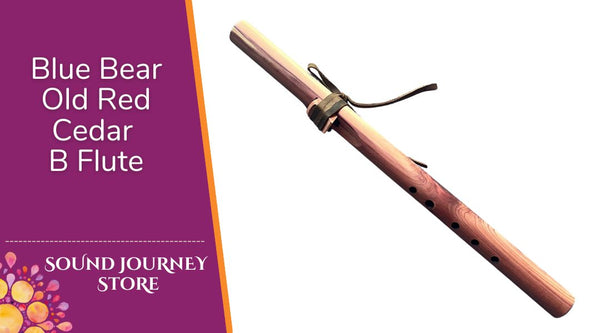 B minor Blue Bear Flutes - Old Style Red Cedar Flute