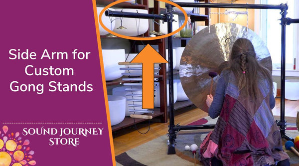 Side Arm for a Custom Gong Stand