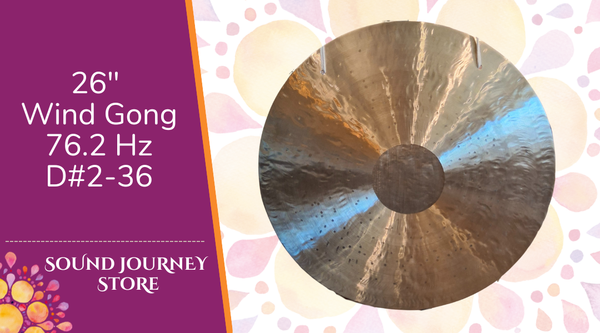 26" Wind Gong 76.2 Hz D#2-36