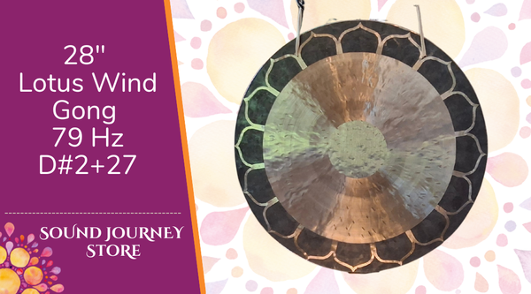 28" Lotus Wind Gong 79 Hz D#2+27