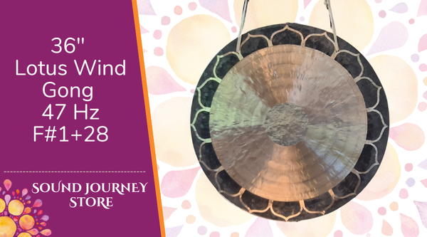 36" Lotus Wind Gong 47 Hz F#1+28