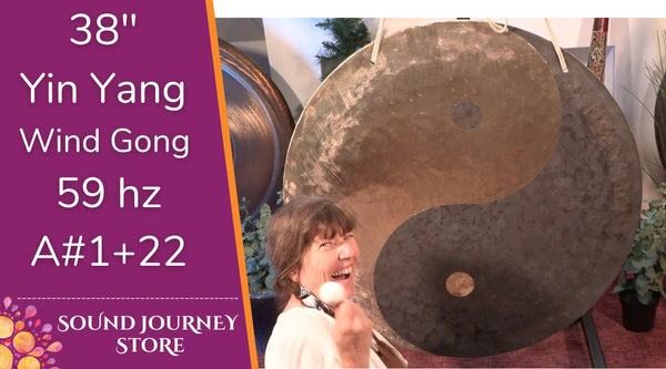 38" Yin Yang Wind Gong 59 Hertz A#1+22