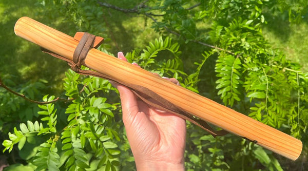 High C minor Blue Bear Flute  Western Cedar Flute