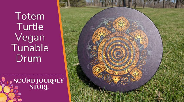 16" or 24"  Turtle Vegan Tunable Hand Drum