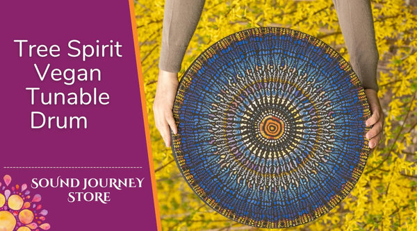 16", 18", 20", 22" and 24" Tree Spirit Vegan Tunable Hand Drum