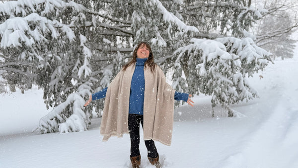 Sound Journey Nepal Handmade Cashmere Blanket