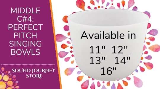 Middle C#4: Perfect Pitch Singing Bowls