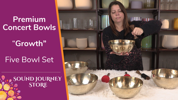 Premium Concert Bowls "Growth" Five Bowl Set