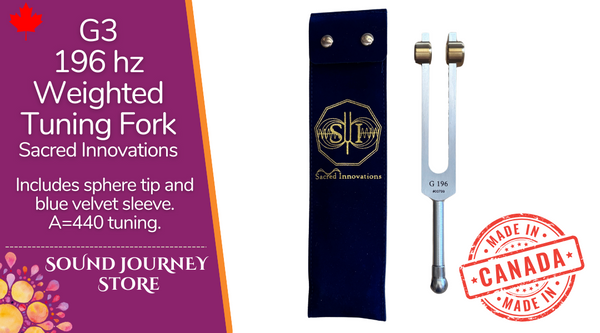 Sacred Innovations 196 hz - G3 Tuning Fork