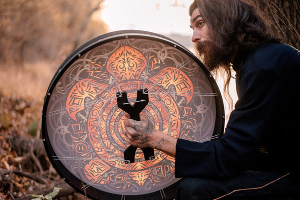 16" or 24"  Turtle Vegan Tunable Hand Drum
